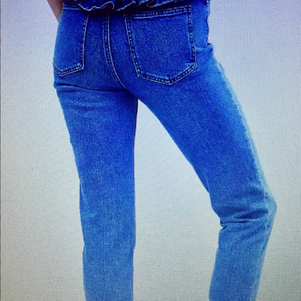 ISO ASOS Fairleigh Mom Ruffle jeans 26/27/28 - Picture 2 of 2